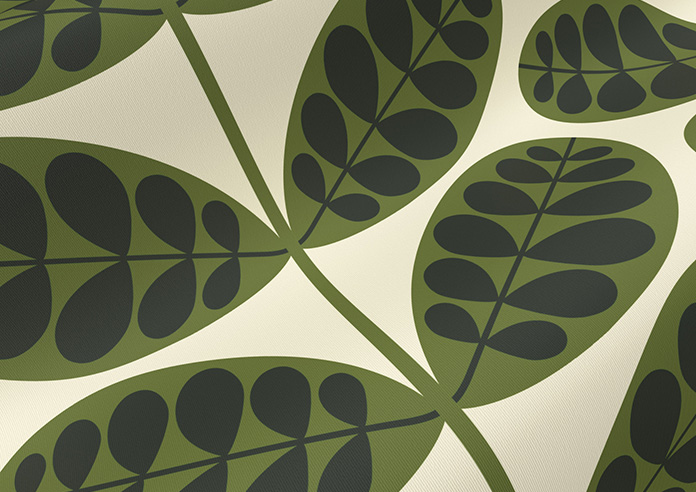 Orla Kiely Botanica Stem, Green - Roller Blind - Image 4